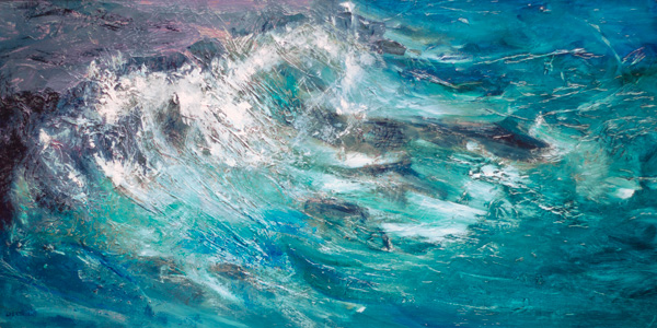 outspoken waves beat on the rocks, Firemore