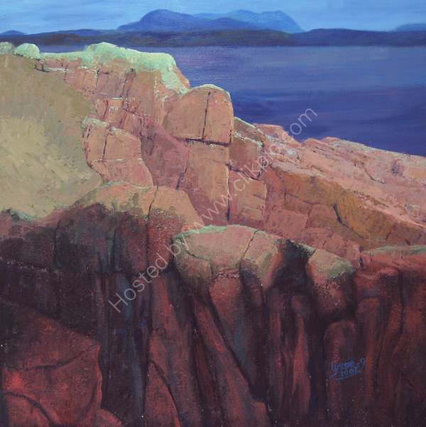 pink rocks, mellon udrigle