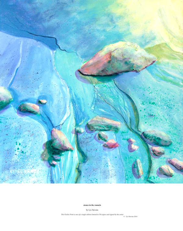 stones in the runnels