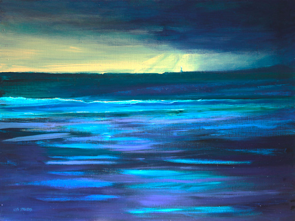 the Montrose light awaits the storm