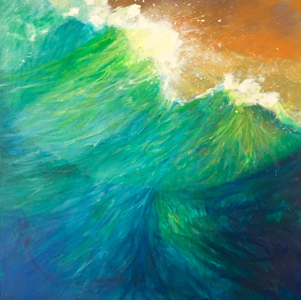 the sea showed it's true colours