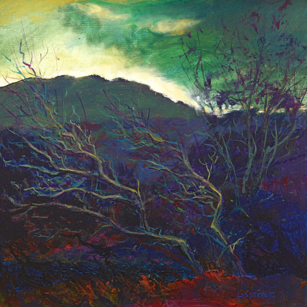 the trees had long since bent to the will of the wind