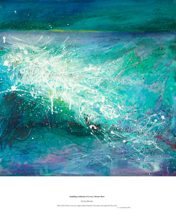 tumbling confusion of a wave, Wester Ross