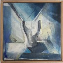 'Vessel' (oil on canvas) 38 x 38 cm framed