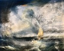 Seascape (500x400mm framed oil on linen)