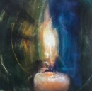 The Light oil on linen 39 x 39cm