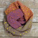 Knit and felt scarves etc.