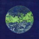 The blue world from space  [cyanotype and watercolour 2008]