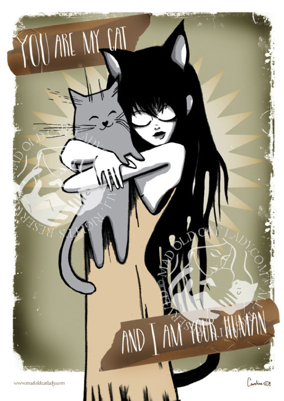 *NEW* You Are My Cat digital print