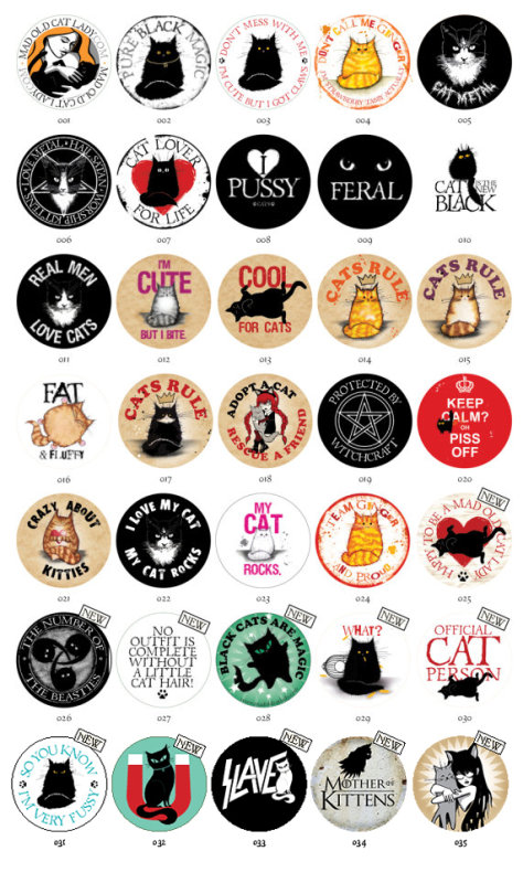 Set of Badges (four per set)