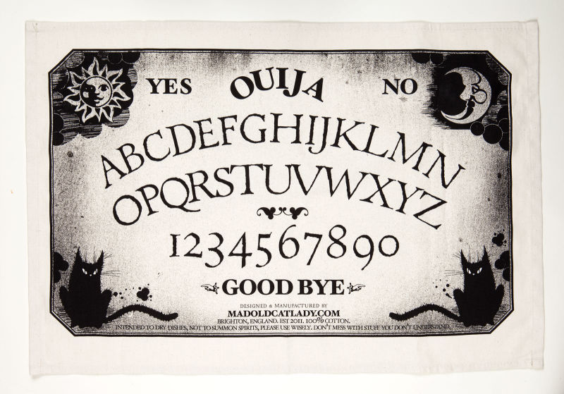 Ouija Board tea-towel