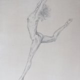 Leaping Nude