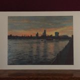 Spring Sunrise Over Thames Card