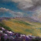 Derbyshire Edge - after the rain Derbyshire Edge painting