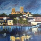 Lincoln Cathedral from the Brayford