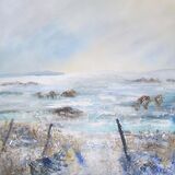 Winter Felds Winter fields painting