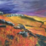 Stanage Edge Millstones Stanage Edge Millstones painting