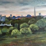 From Primrose Hill, London Skyline Primrose Hill London painting