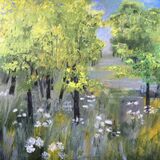 Spring Woodland Spring Woodland painting