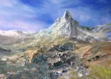 Alpine Glory Oil on Board 16 X 12 in £200 SOLD