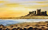 Bamburgh, Northumberland (watercolour, 14” x 10”) NFS