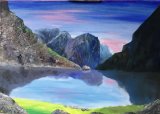 Call of the Mountains Oil on Block Canvas 16 X 12 £200