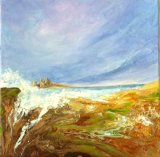 Dustanburgh Acrylic 40 X 40 cm £120