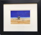 Low Tide 7x5, oil on canvas board, framed behind glass, 14x12”, £90.00