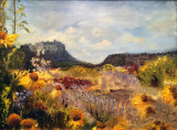 Holy Island from Castle Gardens Oil 45 x 35 £140