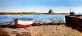 Holly Island Watercolour 32 X 14cm £80