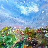 Wild Garden Acrylic on Canvas 50 X 50 cm £140 SOLD