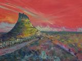 LINDISFARNE Gouache and ink 52cm x 69cm Framed £100