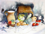 " Cornucopia of Vegetables" Watercolour £95