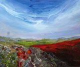 Poppy Fields Acrylic on Canvas 60 X 50 cm £160