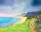 Rossili Beach, South Wales Oil on Block Canvas £200