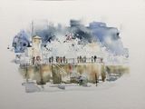 Seahouses, 45x55cms, framed £100