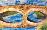 Telford Bridge, Acrylic on cardboard