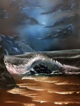 By the Light of the Moon, Oils, 18 X 24 in, £99