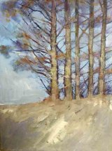 Trees on the Hill 30X23cm Acrylic £95 SOLD