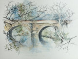 Hartford Bridge watercolour 45x55cms framed £90