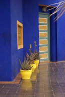 Pots in Jardine Majorelle Marrakech