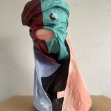 Painted cloth sculpture