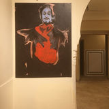 Winged Major acrylic painting