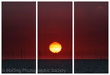 2 Turbine Sunset by Rich Day