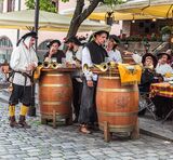 Beer drinkers by Susannah Lowe