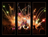 Disney Castle Fireworks by Paul Randell