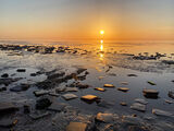 SUNRISE OVER SEA STONES by Dee Blackman