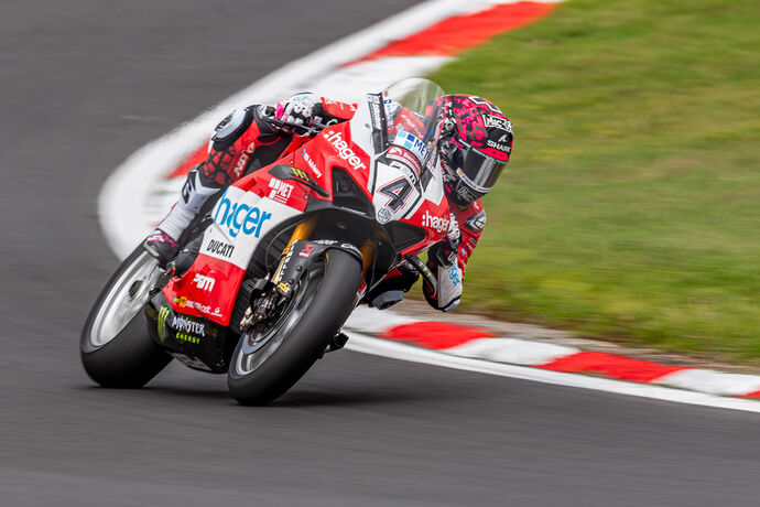 Scott Redding giving it some wellie by John Horne