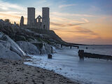 Winter Sunset at Reculver Towers