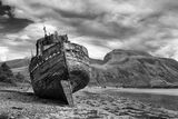Wreck on the Beach at Corpach by Colin Young